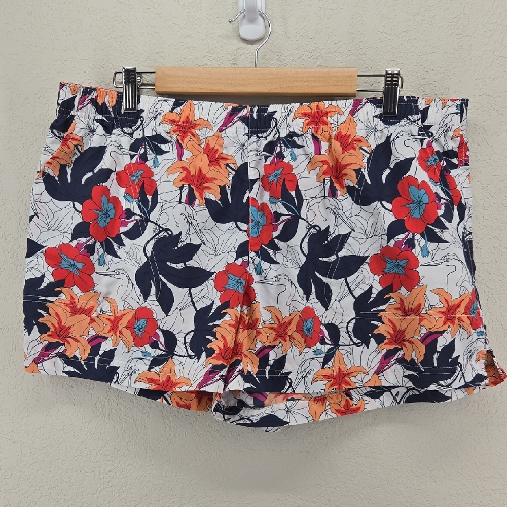Vibrant Floral Women's Columbia Swim Shorts Size XL